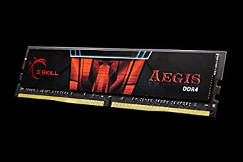【中古】 G.Skill 32GB (2x16GB) Aegis DDR4 PC4-24000 3000MHz デュアルチャネルメモリーキット モデル F4-3000C16D-32GISB