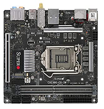 【中古】 SuperO C9Z390-CG-IW Mini-ITX ゲーミングマザーボード [intel Z390チップセット] MB4627 MBD-C9Z390-CG-IW-O