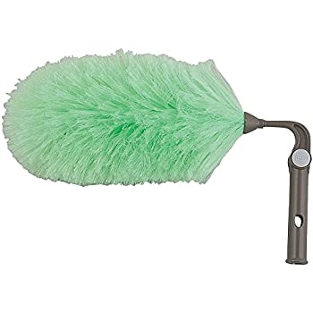 【中古】 アズマ はたき エレキャッチ自在 全長40~50cm グリーン 別売の柄につなげて静電気がホコリを..