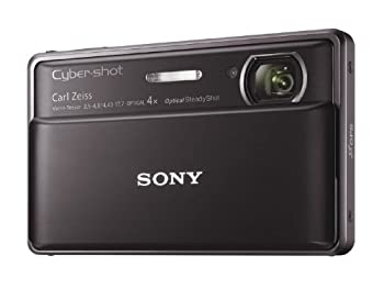 【中古】 ソニー SONY デジタルカメラ Cybershot TX100V 1620万画素CMOS 光学x4 ブラック DSC-TX100V/B
