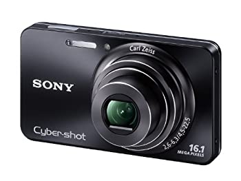 【中古】 ソニー SONY デジタルカメラ Cybershot W570 1610万画素CCD 光学x5 ブラック DSC-W570/B