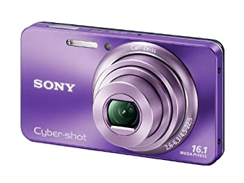 【中古】 ソニー SONY デジタルカメラ Cybershot W570 1610万画素CCD 光学x5 バイオレット DSC-W570/V