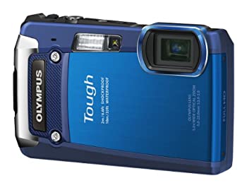 UNIDEN - 【中古】 OLYMPUS オリンパス デジタルカメラ TG-820 ブルー 10m防水 2m耐落下衝撃 -10℃耐低温 耐荷重100kg 1200万画素 裏面照射型CMOS 光学5倍ズーム DUAL IS