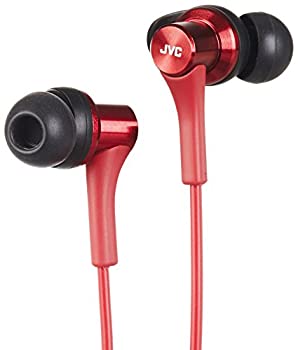 【中古】 JVC HA-FX46-R カナル型イヤホン レッド