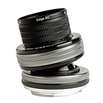 【中古】 Lensbaby ティルトレンズ Composer Pro II with Edge 80 キャノン EF用 フルサイズ対応 80mm F2.8 レンズベビー光学系交換システム対応