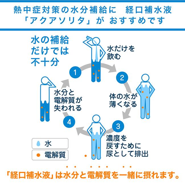 味の素「アクアソリタ」ゼリー りんご風味 ゆず...の紹介画像3