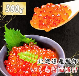 ★送料無料★味の匠 いくら醤油漬け 500g＜100g×5パック＞【イクラ 魚卵 海鮮 高級 お中元 北海道 おつまみ 酒のつまみ ギフト 取寄 北海道物産展 お祝い 敬老の日 お返し 食べ物 おせち お歳暮】