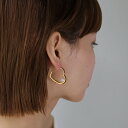 P046 ピアス ステンレス 金属アレルギー対応 フープ ハート パール ゴールド シルバー 大振り 個性 可愛い 上品 大人 高見え 高級感 ギフト プレゼン...