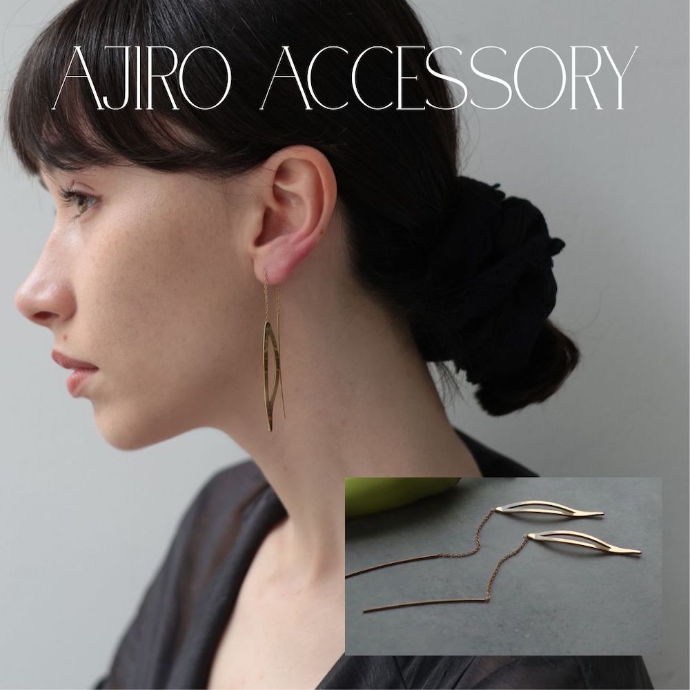 P158 サージカルステンレス ゴールド ステンレス ピアス 揺れる リーフ ロングピアス アメリカンピアス カジュアル アレルギー対応 ギフト プレゼント シ...