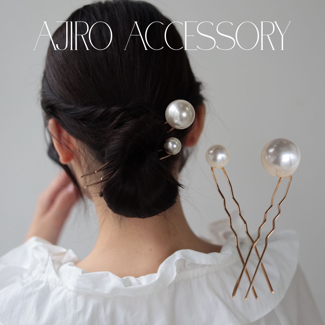 H043 ヘアアクセサリー ヘアピン Uピン パール 髪留め まとめ髪 オケージョン レディース ヘアアレンジのサムネイル