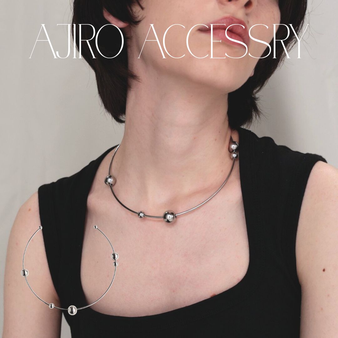 N265 チョーカー ネックカフ ラウンド サージカルステンレス シルバー ボール 金属アレルギー対応 個性 カジュアル レディース 女性 ギフト プレゼント ...