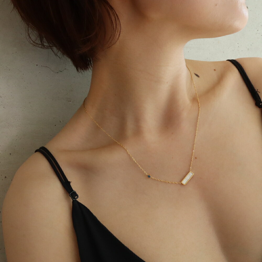 【GW Sale 2420円→2200円】　N111 ステンレス　ネックレス　ゴールド　チェーン シェル　おしゃれ　レディース　女性　ギフト　プレゼント　デイリー　金アレ　ゴールド　ajiro　accessory UZ 3wk 3gwのサムネイル