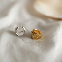 C017 イヤーカフス 大振り イヤーカフ 高純度シルバー イヤカフ ボリューム 木目 silver925 シンプル 片耳 ゴールド シルバー ギフト プレゼン...