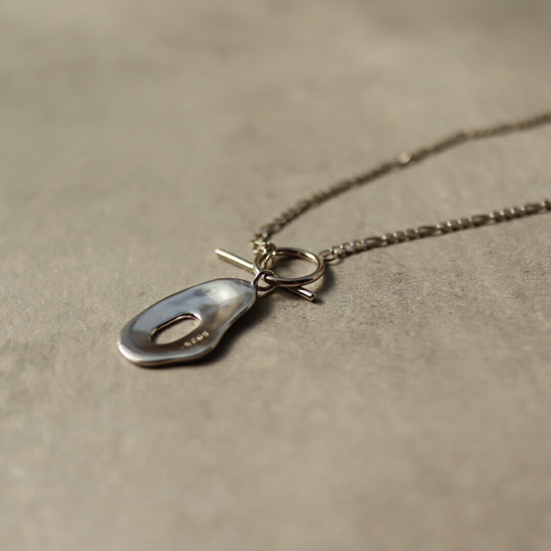 N050 ロングネックレス　シルバー　silver925 シンプル　ネックレス　ラリエット　チェーン　ニュアンス　長め　プレゼント　ギフト　女性　レディース　ajiroのサムネイル