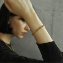 N132 ステンレス ブレスレット シルバー ゴールド シンプル チェーン おしゃれ レディース 女性 ギフト プレゼント メンズライク 金アレ アレルギー対応...