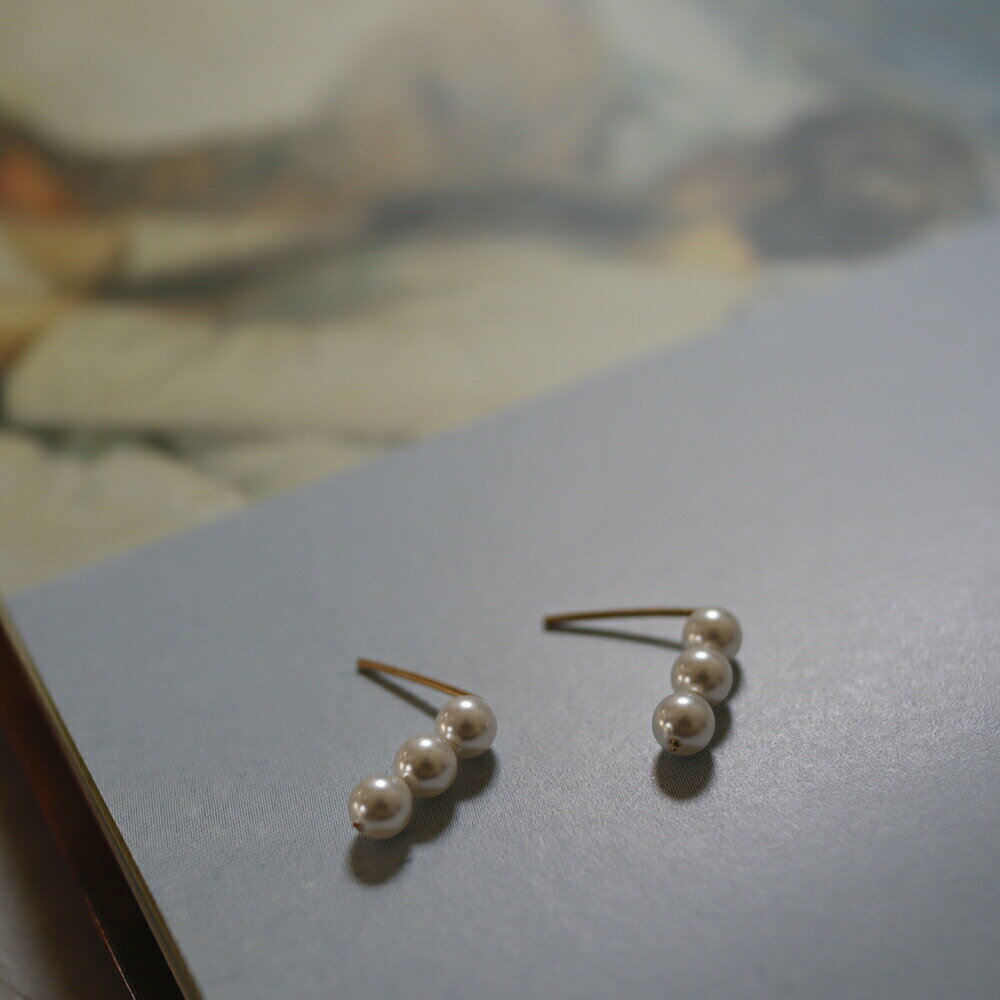【予約(2ヶ月以内納期)】 P248 ピアス silver925 ミニピアス イヤリング 華奢 パール シンプル ユニーク ギフト プレゼント おしゃれ オフィス 女性 レディース ajiro