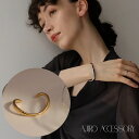 【楽天ランキング1位】N213 バングル サージカルステンレス 金属アレルギー対応 調節可能 ぷっくり 高級感 高見え 錆びない おしゃれ 個性 シンプル ウェーブ レディース 女性 ギフト プレゼント デイリー 大ぶり 人気