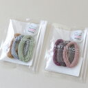 静電気軽減ヘアゴム 幅広チェックゴム 3本セット FLOWERING ( フラワーリング ) 静電気 対策 静電気除去 静電気防止 ブレスレット ヘアゴム ブレ...