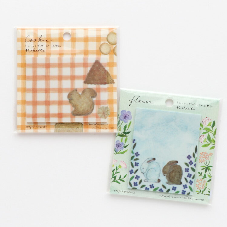 スーパーSALE28H限定クーポン最大500円引 トレーシングペーパーふせん 浅野みどり [ Cookie / fleur ] ..