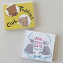 ブロックメモ Violet Claire Teddies Club / FIVE COOL CATS cozyca products/表現社 メモ帳 メモパッド ミニ 文房具 切り取り ステーショナリー かわいい おしゃれ プレゼント ギフト レディース