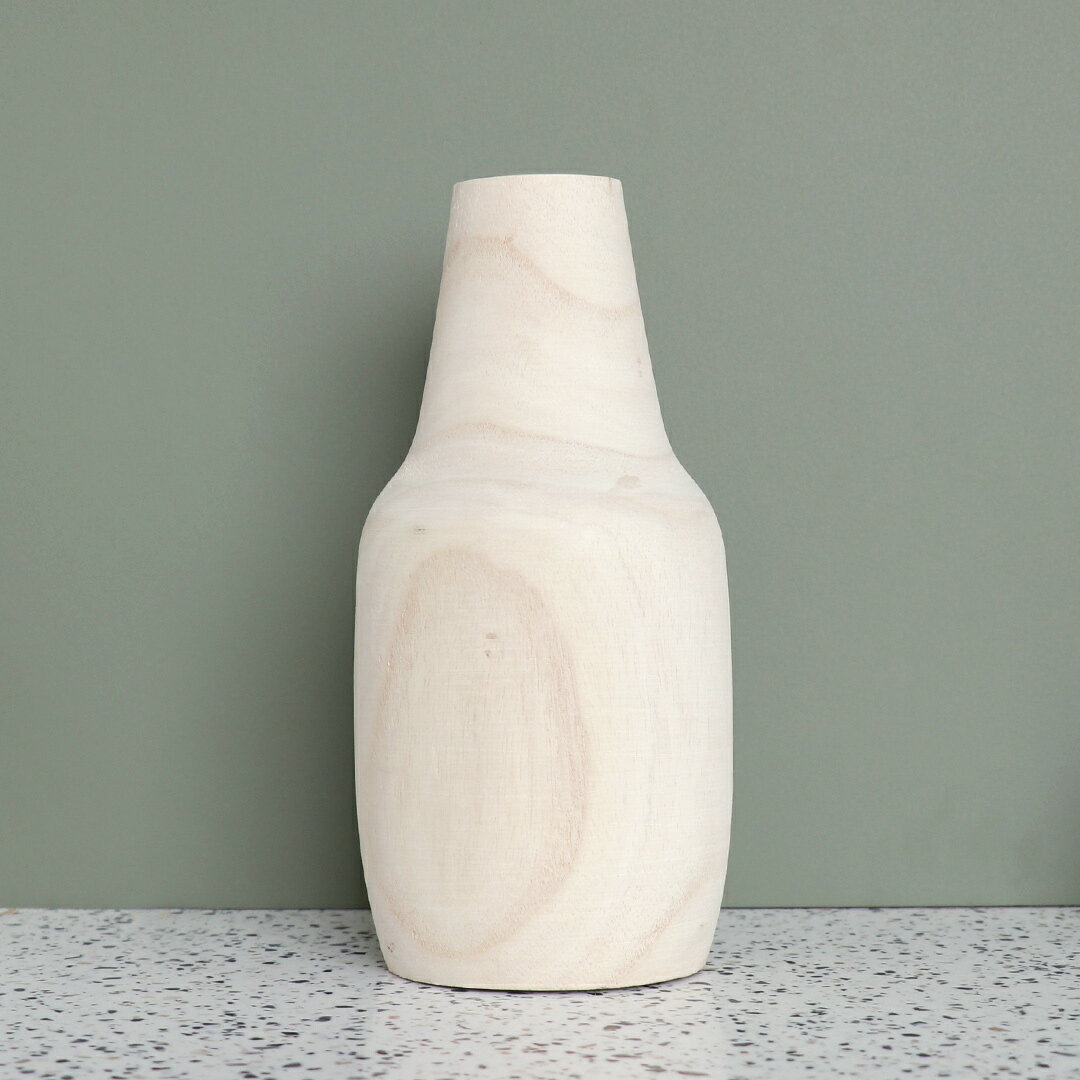 ウッドフラワーベース カティヤ N H24×Φ12cm 韓国インテリア 韓国雑貨 韓国インテリア 花瓶 フェイクグリーン プリザーブドフラワー おしゃれ かわいい