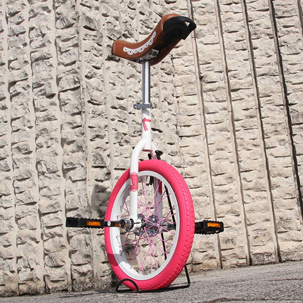 ピンクとホワイトが可愛い♪[Kettler]子供用16インチ一輪車