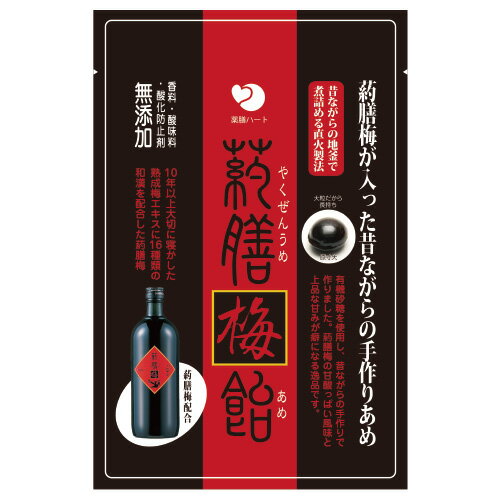 葯膳梅飴 100g | 薬膳 梅 飴 あめ 手造り有機砂糖 添加物不使用 葯膳梅 七福醸造