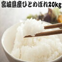 【送料無料】 米 20kg 白米 玄米 ひとめぼれ 宮城県産
