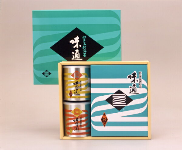 ジャンボ缶2缶・全形焼海苔5帖セット　葉