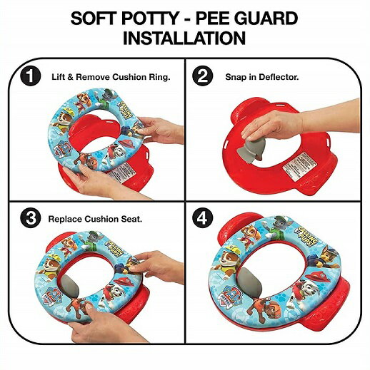 【Paw Patrol】 パウパトロール 補助便座 Calling All Pups スカイ チェイス マーシャル トイレトレーニング/ソフトタイプ