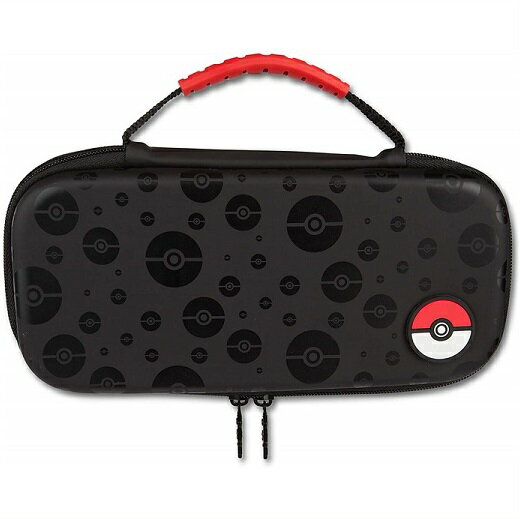 【Nintendo SWITCH】 ニンテンドー スイッチ ポーチ プロテクション ケース ポケボール ブラック PowerA/任天堂/スウィッチ/ポケモン/カバー/バッグ/モンスターボール/黒のサムネイル