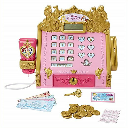 【Disney Princess】 ディズニープリンセス ロイヤルブティック キャッシュレジスター Royal Boutique Cash Register レジスター/お買い物ごっこ/おもちゃ/クリスマス/誕生日