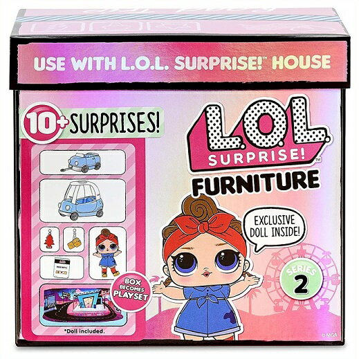 【L.O.L. Surprise 】 Road Trip with Can Do Baby & 10+ Surprises LOL サプライズ Furniture シリーズ2 キャン ドゥ ベイビーには、10以上のサプライズが含まれています！ ・ロードトリップパックには、リトルタイクス cozy Coupeや 　バンパーステッカー、アクセサリーなどが含まれています。 ・ボックスが展開してプレイセットになります！ ※輸入品の為、パッケージに小キズ、擦れ等ある場合が御座います。 予めご了承頂きます様宜しくお願い致します。