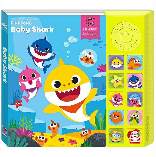 【Pinkfong】 ベビーシャーク サウンドブック ピンキッツ/ピンクフォン/ピンクポン/英語音声/読み上げ/英語絵本/リーディング/ベイビーシャーク/さめのかぞく/Baby Sharkのサムネイル