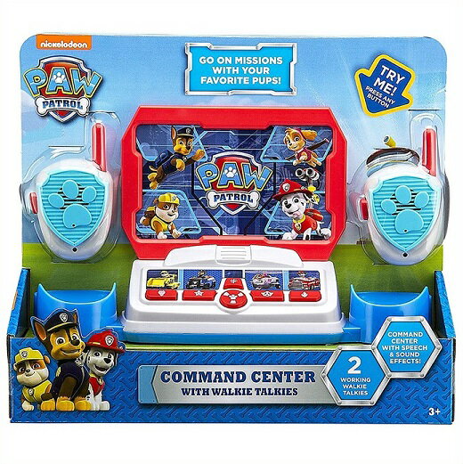 【Paw Patrol パウパトロール】 コマンドセンター トランシーバー＆スピーチ＆サウンドエフェクト ウォーキートーキー/Walkie Talkies/おもちゃ/プレゼント