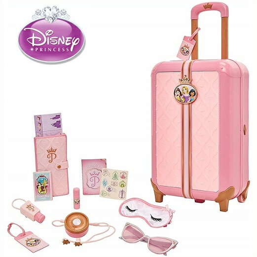 30 Off ディズニープリンセス トラベル スーツケース プレイセット 17点セット おもちゃ バッグ 誕生日 アイマスク サングラス パスポート 旅行ごっこ 女の子 Tsujide Co Jp