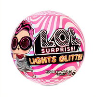 【L.O.L. Surprise! 】LOL サプライズ ライト グリッタードール 8サプライズ Lights Glitter Doll 8 Surprises ブラックライト/lolサプライズ/おもちゃ/人形/プレゼント