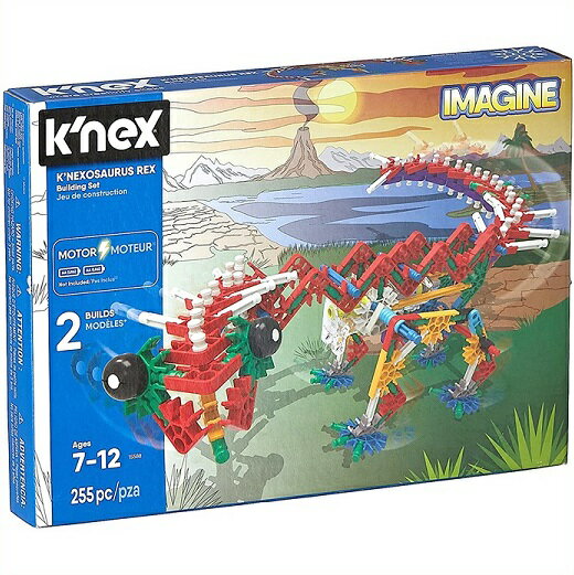 恐竜の組み立てるおもちゃ 【K'NEX/ケネックス】 ビーストアライブ オサウルス レックス ビルディングセット 255ピース K'NEXosaurus Rex Building Set 15588/恐竜/組み立て/ブロック/パーツセット/おもちゃ/知育玩具/ギフト/クリスマス/プレゼント/誕生日/お祝い/男の子