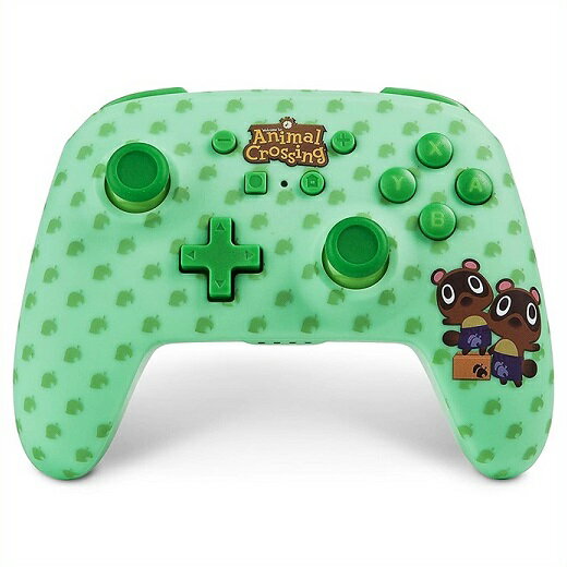 【Nintendo SWITCH】 ニンテンドー スイッチ ワイヤレスコントローラー あつまれ どうぶつの森 つぶきち＆タヌ吉 PowerA/任天堂/スウィッチ/無線/あつ森/あつもりのサムネイル