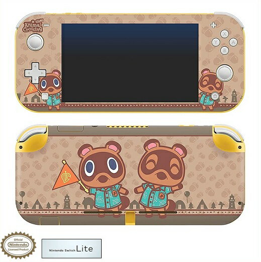 【Nintendo SWITCH Lite】 ニンテンドー スイッチ ライト あつまれ どうぶつの森 スキンシール A 公式/ライセンス/コントローラーギア/任天堂/スウィッチ/あつもりのサムネイル