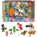 しゅつどう!パジャマスク ディノトラブル デラックスフィギュアセット 14ピースセット PJ Masks Dino Trouble Deluxe 14-Piece Figure Set パジャマスクのフィギュア14ピースセットです。 それぞれのヒーローと悪役のフィギュアは、3インチの高さで、 想像力豊かな遊びを促進するための可動式の腕と脚が付属しています。 このスーパーセットには、キャプチャーネットアクセサリーを備えた ナイトニンジャが含まれ、市内の博物館の恐竜キャラクターも含まれています。 PJマスクを助けて、ミュージアム！Tレックスをカートに置くと、 キャットボーイが彼をナイトニンジャから遠ざけることができます。 Tレックスは完全に連結されており、子供たちは腕と頭を さまざまな方向に動かすのが楽しくなります。 ただし、PJマスクは距離を保ってください T-Rexはフィギュアを口の中に捕らえて保持することもできるので！ テロダクティルの発射骨に注意してください！ ゲッコーはシールドと懐中電灯を使用して、アウレットが望遠鏡とタブレットで 見張りをしている間、テロダクティルをそらすことができます。 ※望遠鏡のカラーが画像と異なる場合があります。 各サイズ：3インチ（約8cm） 対象年齢：3歳以上 輸入品の為、パッケージにダメージ、小キズ、擦れ等ある場合が御座います。 予めご了承の程宜しくお願い致します。 他の商品との同梱可能ですので、是非ご利用下さい！