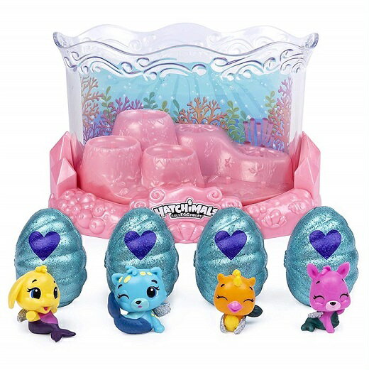 タカラトミー うまれて!ウーモ 【Hatchimals】 CollEGGtibles うまれて！ウーモ ミニ シーズン5 Mermal Magic Underwater Aquarium with 8 Exclusive 水族館/アクアリウム/おもちゃ/お誕生日/クリスマスプレゼント