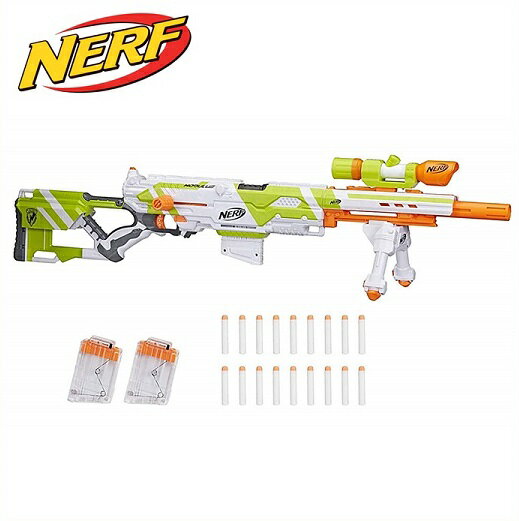  NERF  i[t NXgCN G[g Longstrike Nerf Modulus Toy Blaster with Barrel Extension OXgCN/X|[cgCK/̓SC/e//AEghA/X|WK