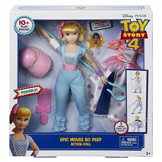 【Disney Pixar】 Toy Story 4 トイストーリー4 ボー・ピープ アクションドール Epic Moves Bo Peep Action Doll /ボーピープ/フィギュア/人形/ギグル・マクディンプルズのサムネイル