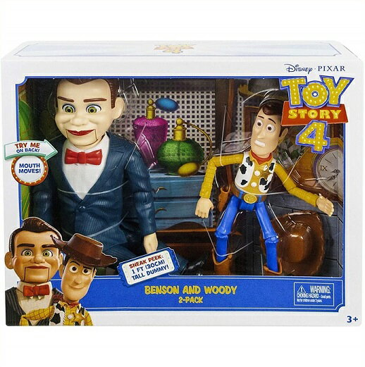 【Disney Pixar】 トイストーリー 4 Toy Story 4 ベンソン＆ウッディ フィギュアセット 2パック Benson and Woody Figure 2-Pack マテルのサムネイル