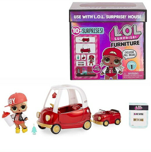 楽天AJマート【L.O.L. Surprise 】 LOL サプライズ ファニチャー M.C.スワッグ Furniture Cozy Coupe with M.C. Swag & 10+ Surprises おもちゃ/人形/女の子用/プレゼント/lolサプライズ