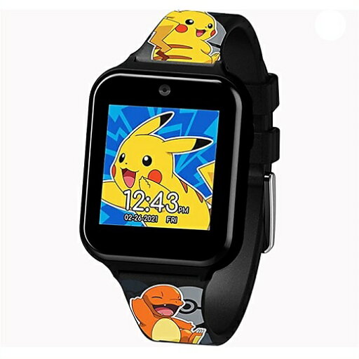 【Pokemon】 ポケモン タッチスクリーン スマートウォッチ ピカチュウ/Touch-Screen Smartwatch AZ/おもちゃ/時計/カメラ/自撮り/セルフィー/男の子用/プレゼント/ 【Pokemon】 ポケモン タッチスクリーン スマートウォッチ ピカチュウ/Touch-Screen Smartwatch AZ/おもちゃ/時計/カメラ/自撮り/セルフィー/男の子用/プレゼント/