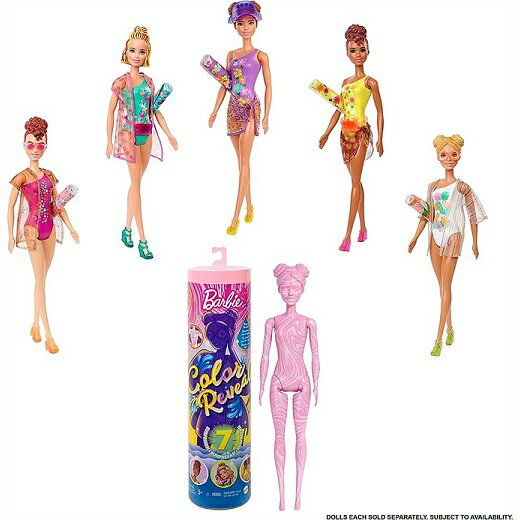 バービー バービー カラー リヴィール ドール サンド＆サン シリーズ Barbie Color Reveal Doll Sand & Sun Series カラーリビール/フィギュア/人形/子供用/女の子用/おもちゃ/プレゼント/クリスマス
