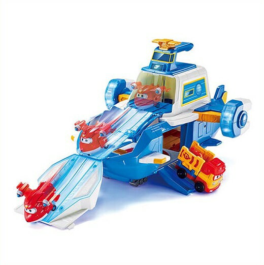 Super Wings スーパーウィングス World Aircraft - Air Moving Base ワールドエアークラフト エアームービングベース ジェット フィギュア付き おもちゃ/ロボット/飛行機/車両/スーパーウイングス/