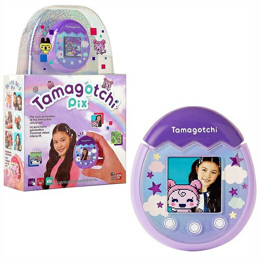 たまごっち ピックス（パープル） Tamagotchi Pix - Sky (Purple) たまごっちピクス/ピックス/おもちゃ/クリスマス/誕生日/プレゼント/女の子/